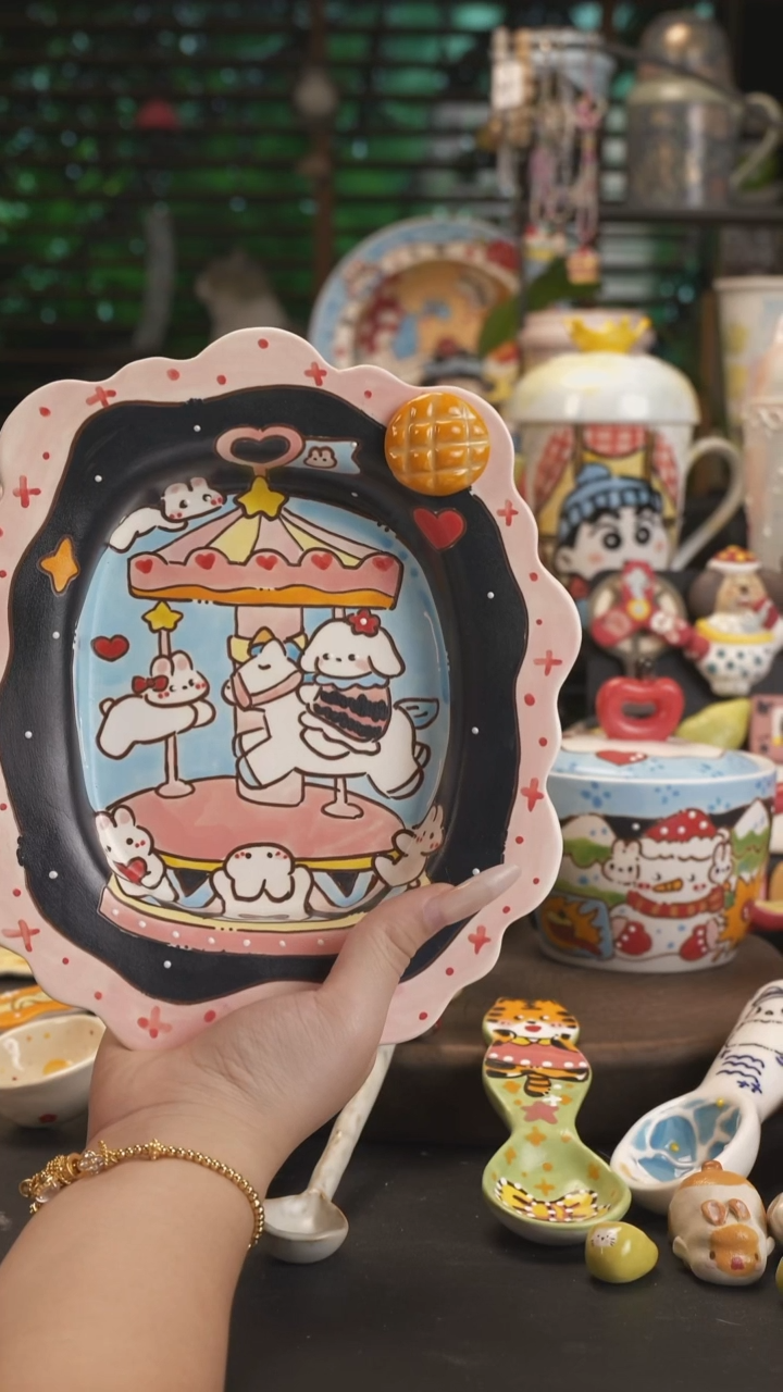 糯**?【原创设计】景德镇手绘陶瓷