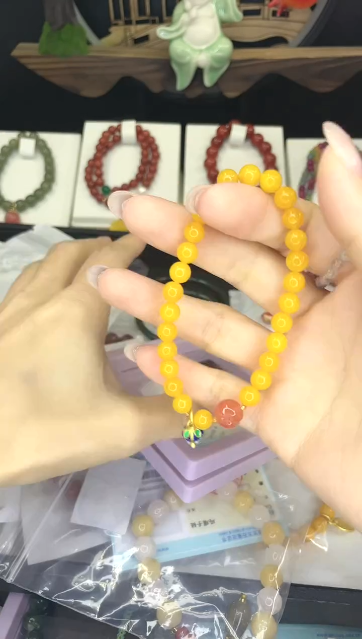 【闪购商品】蜜蜡手链未镶嵌蜜蜡手链