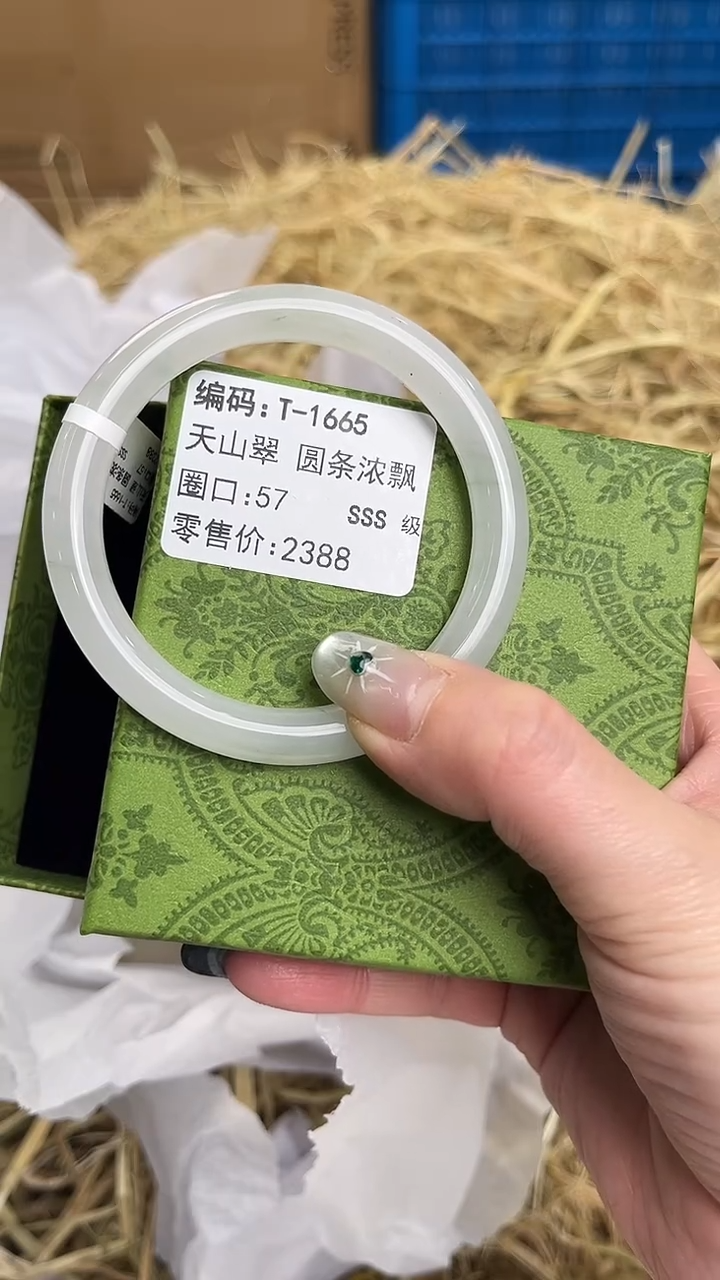 未镶嵌手镯石英质玉T-1665