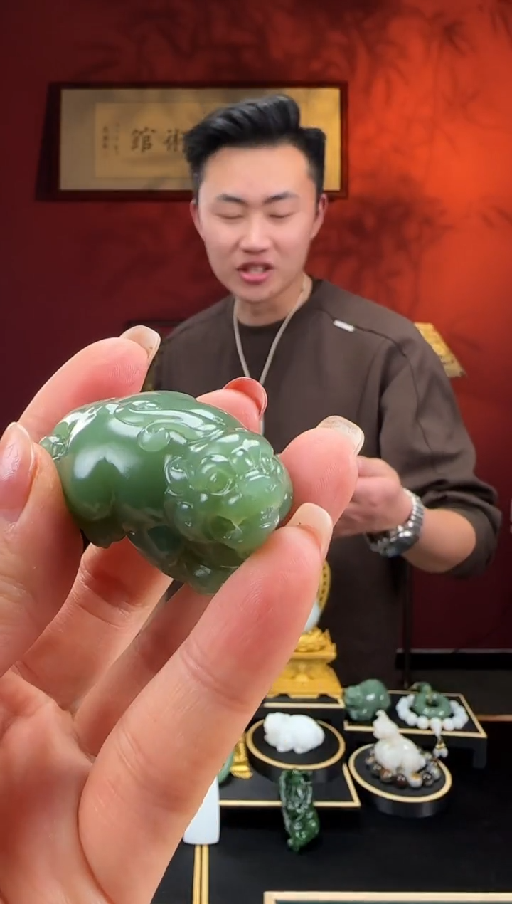 未镶嵌和田玉挂件m41貔貅