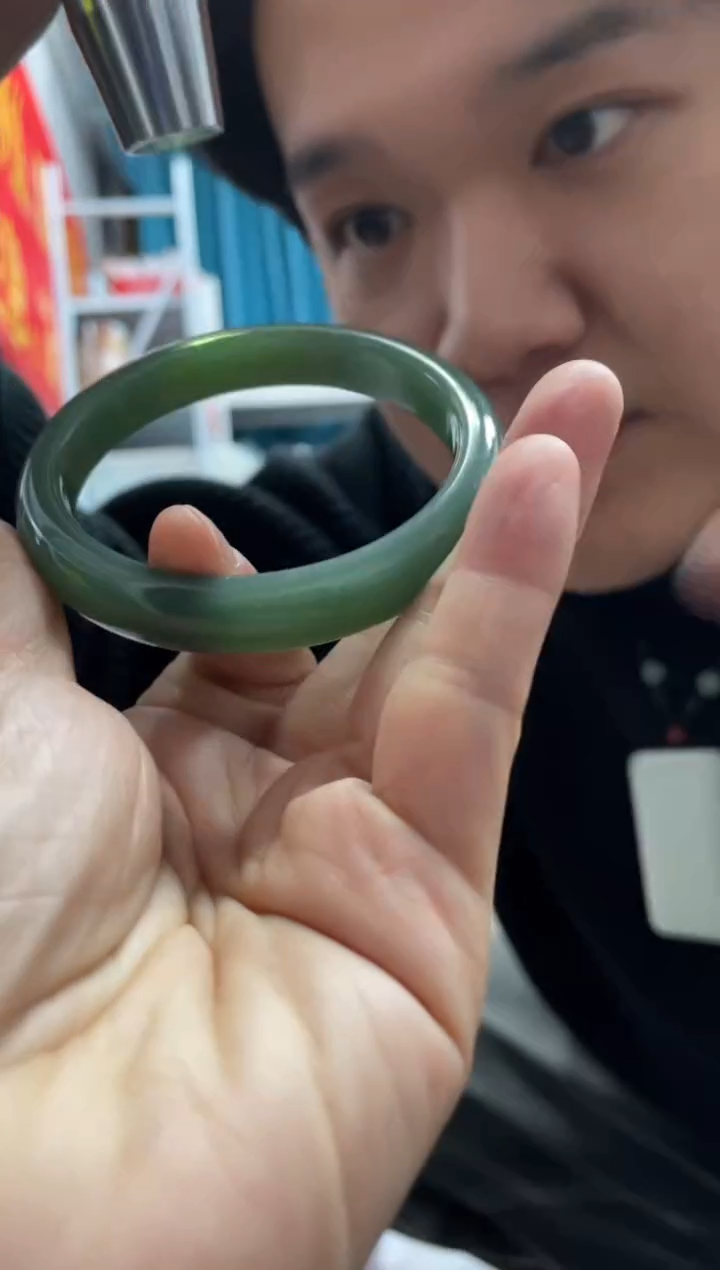 【闪购商品】和田玉颈饰未镶嵌A13且末蓝正圈58