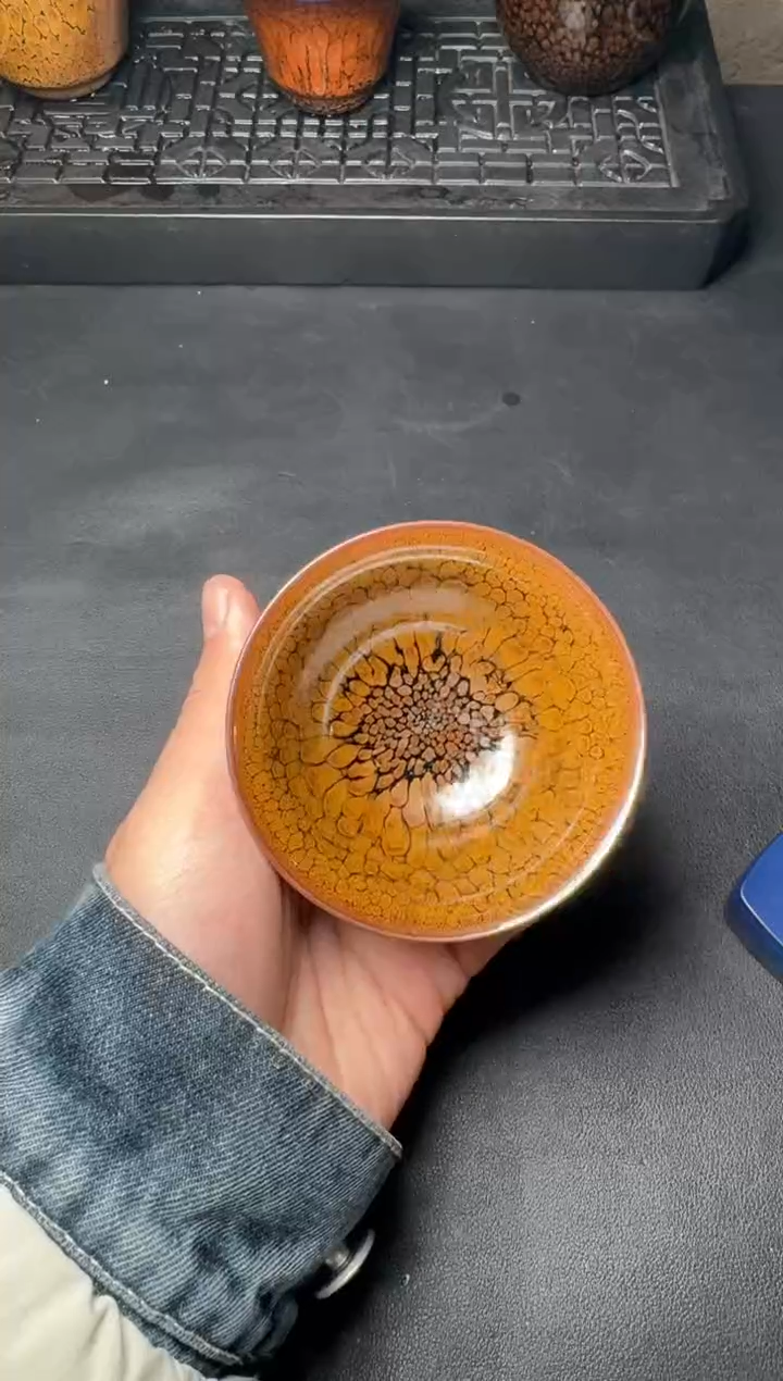 【闪购商品】茶盏何定欣鹧鸪斑83