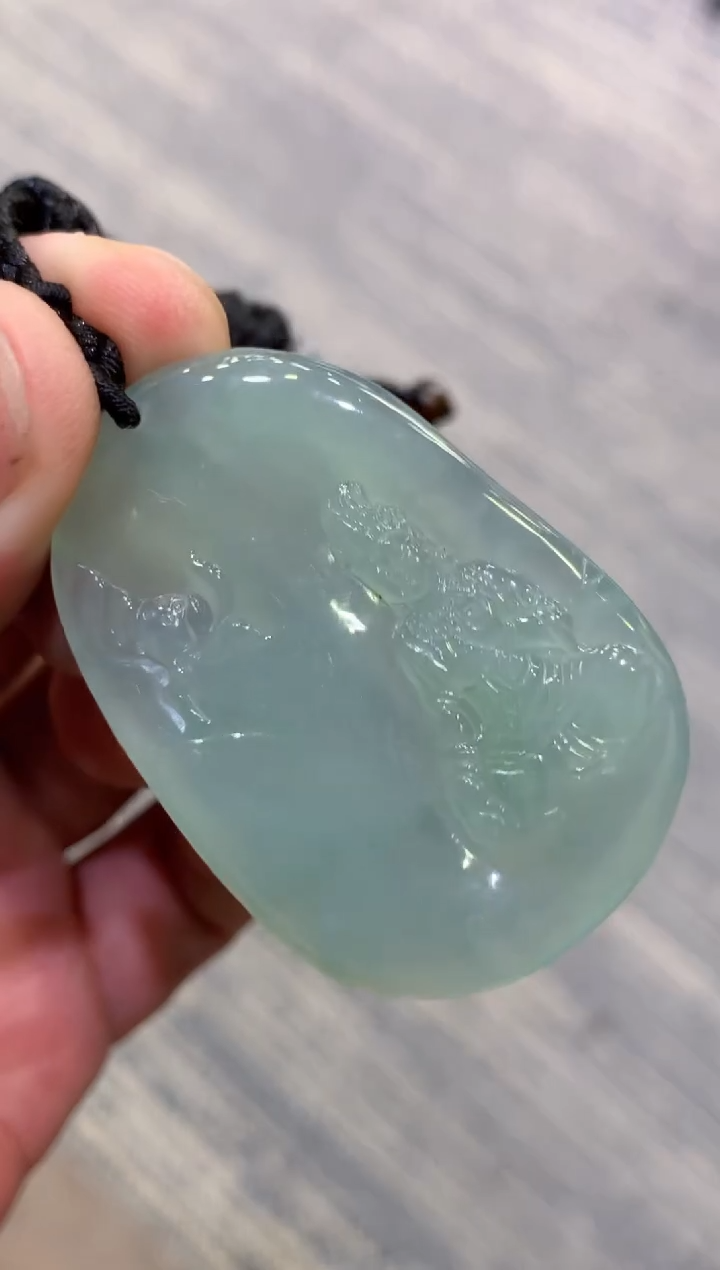 颈饰未镶嵌翡翠天然A货翡翠