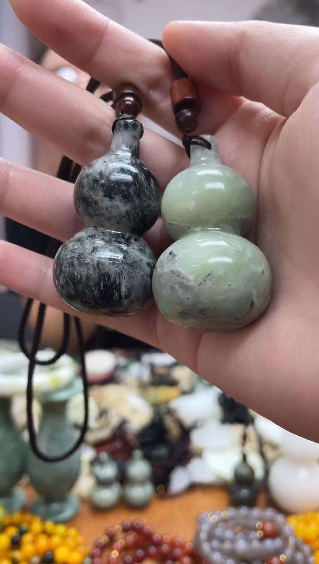 未镶嵌岫玉吊坠多样性发货拍一发一
