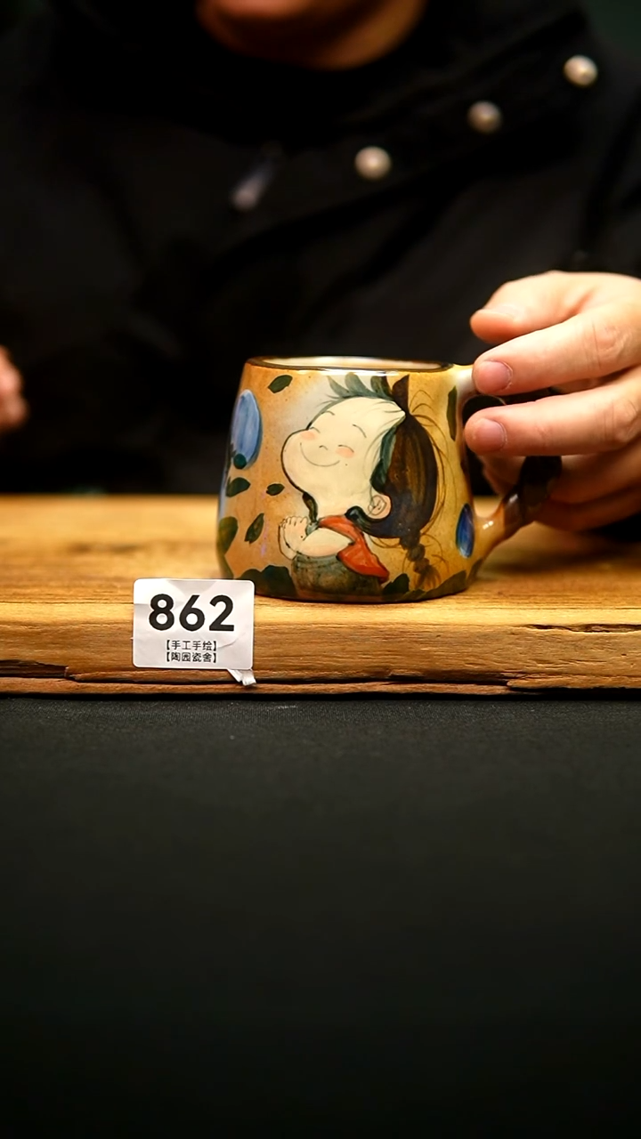 @@陶园瓷舍@@纯手工手绘@高温釉下彩
