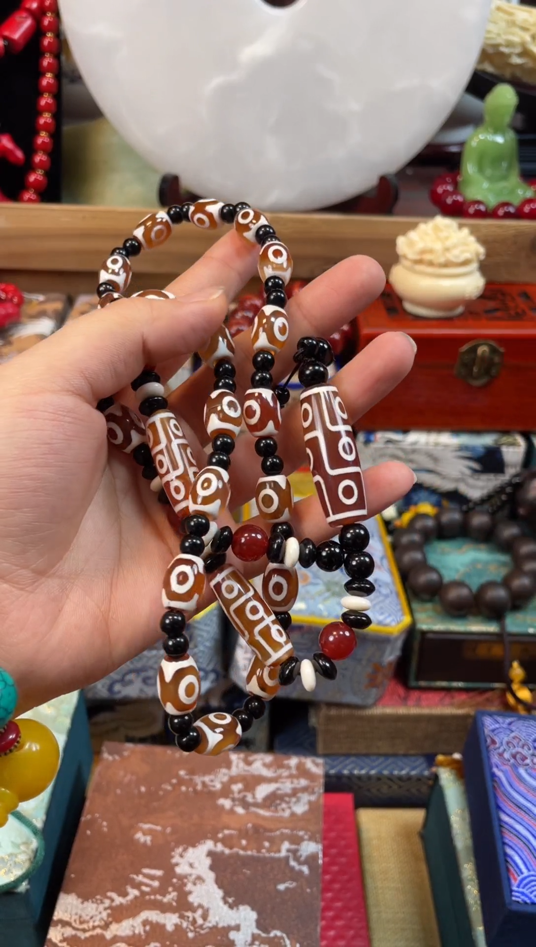 【闪购商品】玛瑙/玉髓001合金李总专属链接手串--