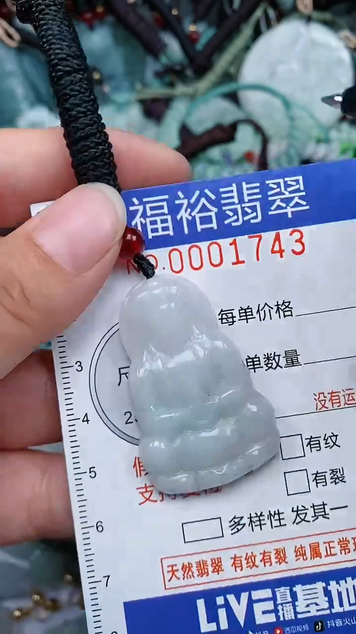 翡翠未镶嵌颈饰...0001743