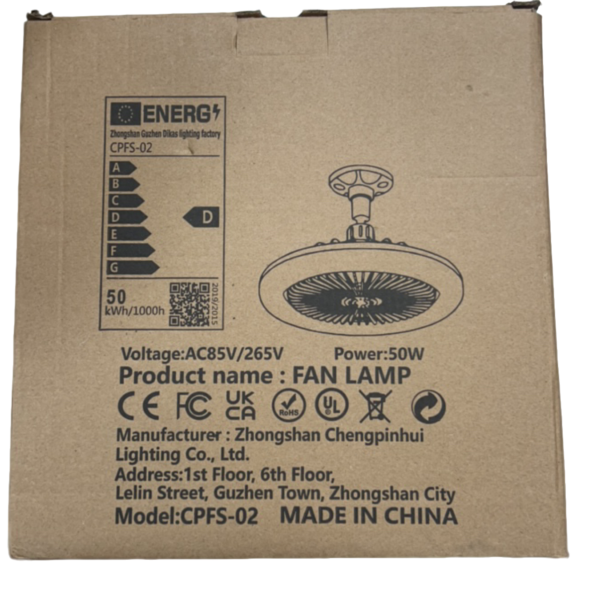 99新 iQOO 外贸水晶风扇灯