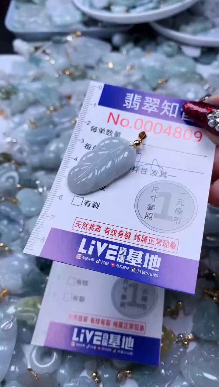 吊坠(不含链)未镶嵌翡翠4809