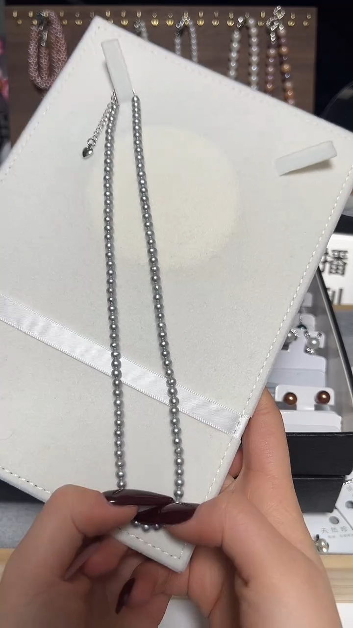 钛钢手绳淡水珍珠永丽珍珠严选