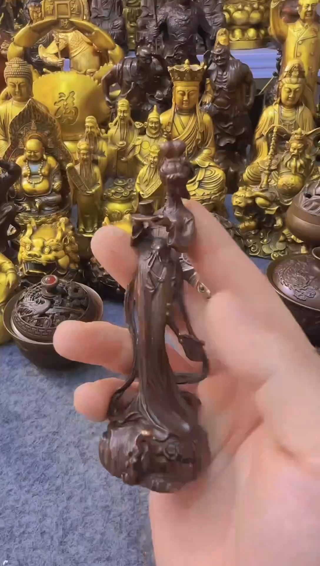 老黄黄铜摆件装饰品