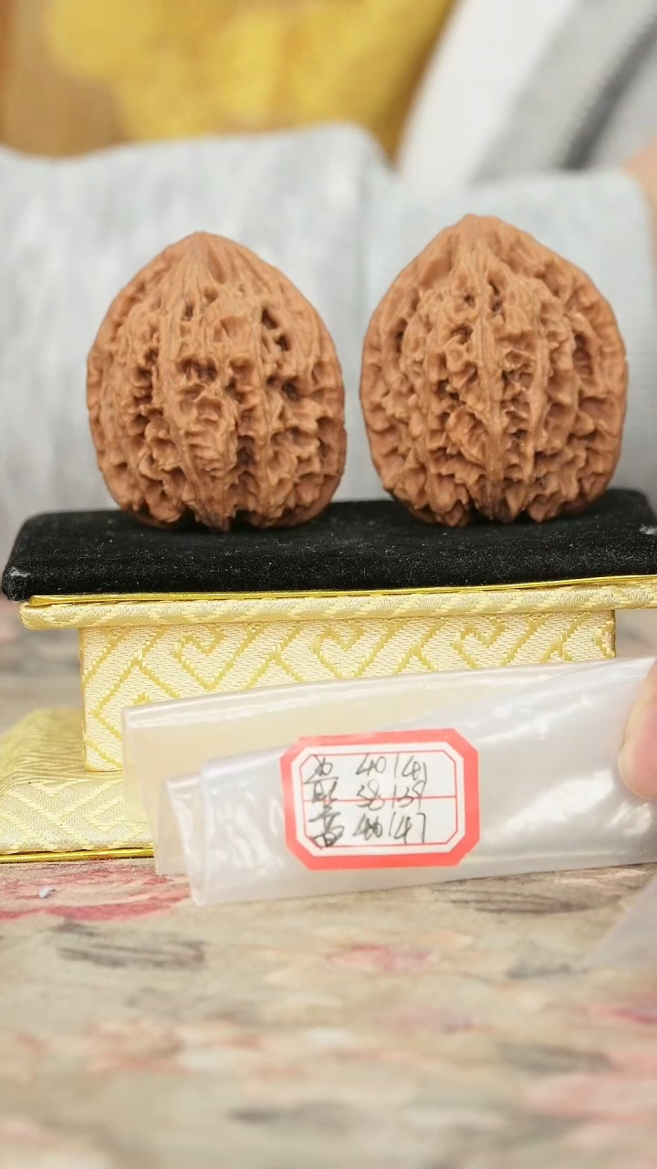 把件文玩核桃龙纹将军榜