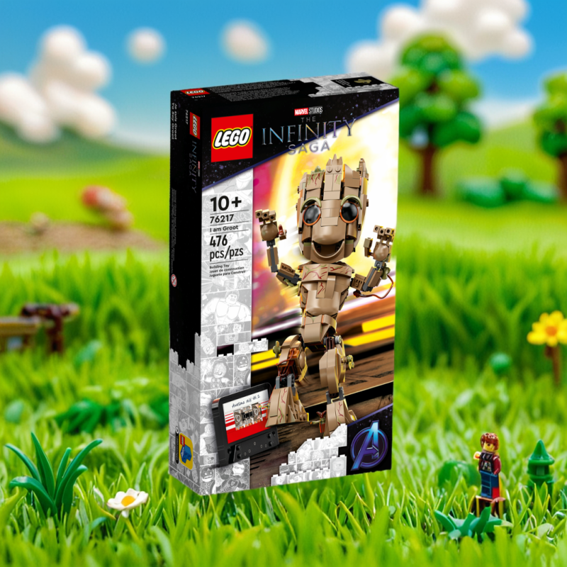 LEGO/乐高积木76217我是格鲁特1盒礼物优选