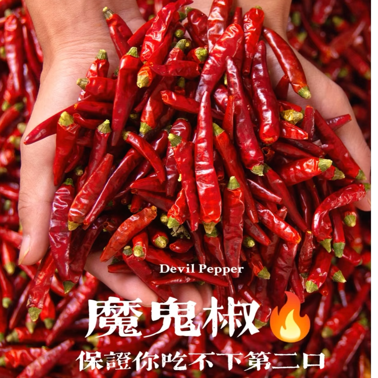 十里呛自晒干干辣椒特辣香辣风干火锅巨辣印度魔鬼辣贵州红辣椒
