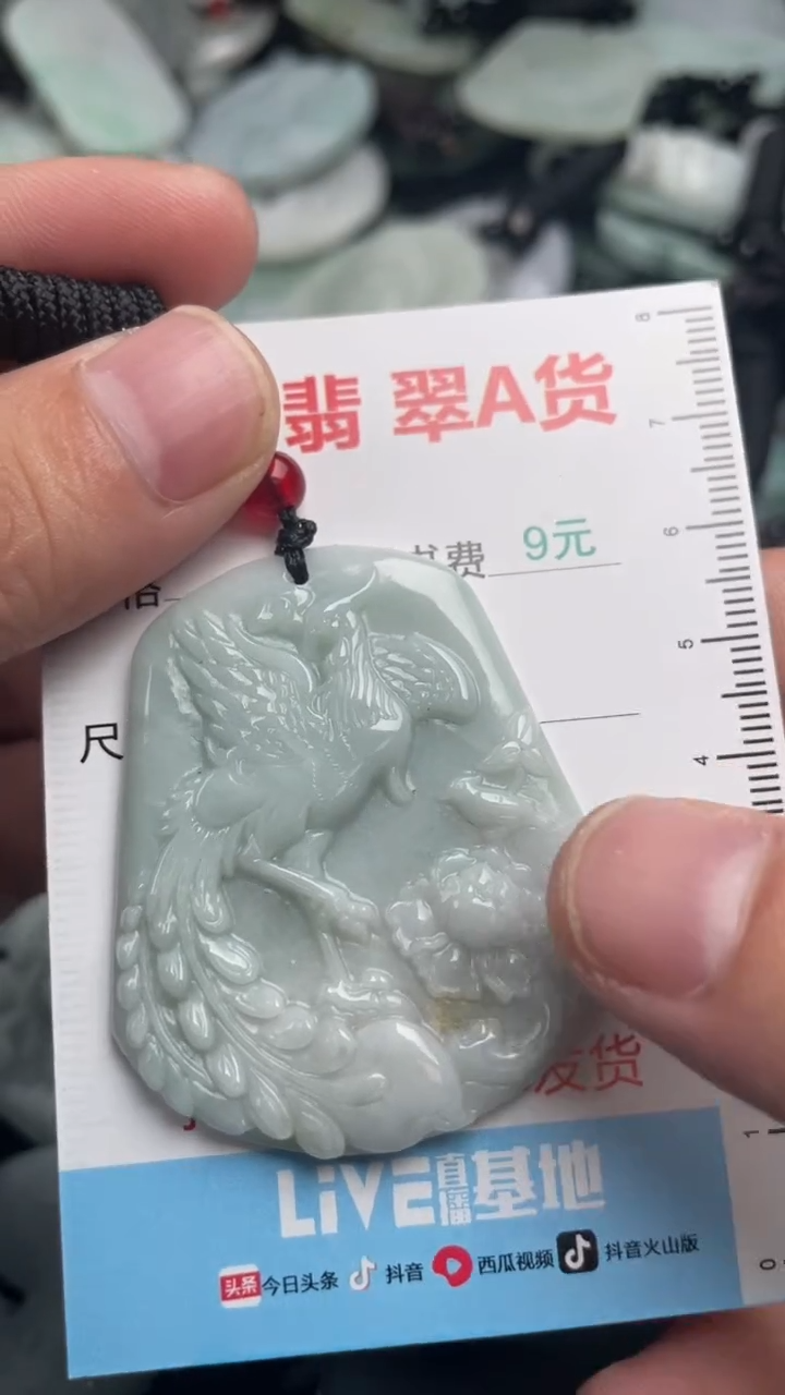 翡翠未镶嵌吊坠(不含链)1