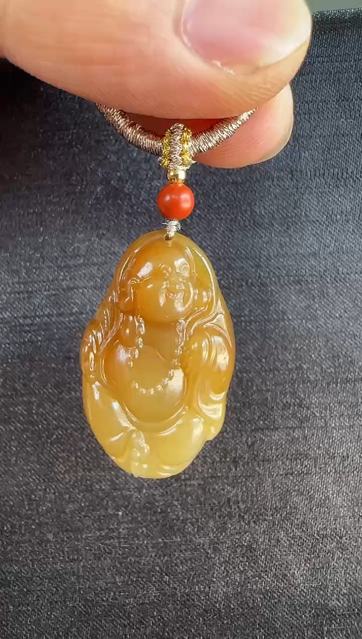 【闪购商品】和田玉吊坠未镶嵌糖料佛公