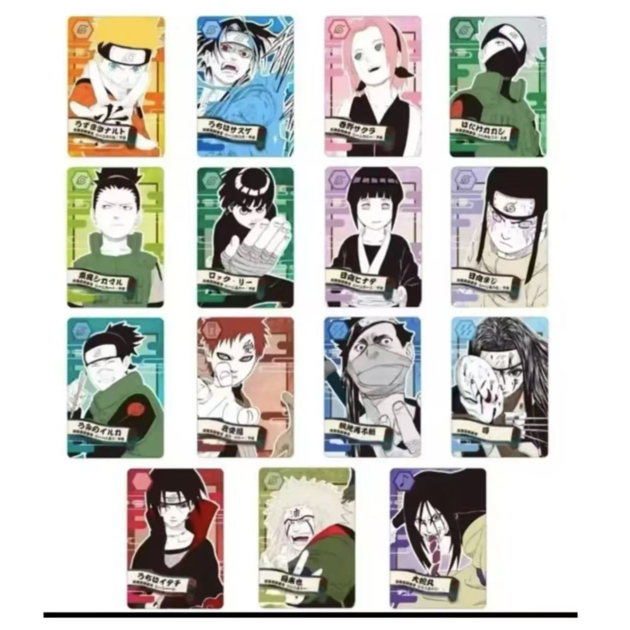 【火影忍者】 JS限定 原画亚克力数据卡二弹 (日谷国现，直播代拆)