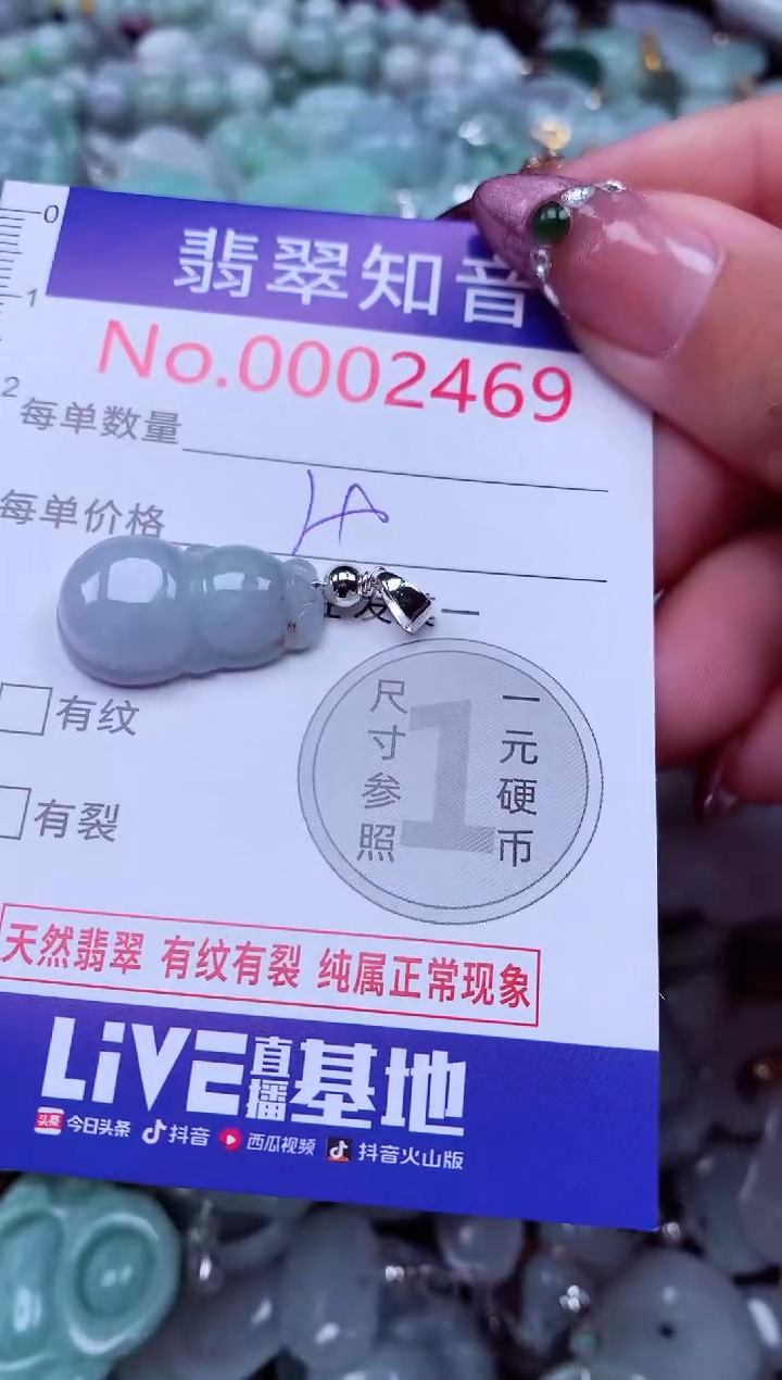 吊坠(不含链)未镶嵌翡翠2469