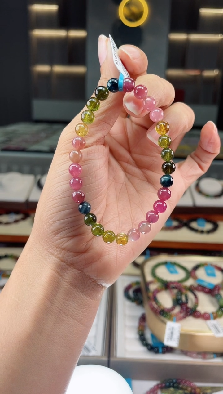 【闪购商品】碧玺单圈手串未镶嵌（多样性发一条）Q