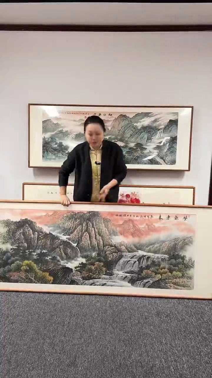 【闪购商品】国画紫气东来210*80刘佳林老师