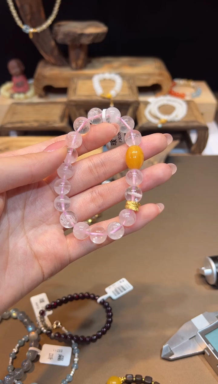 水晶手链未镶嵌手饰@@F3038