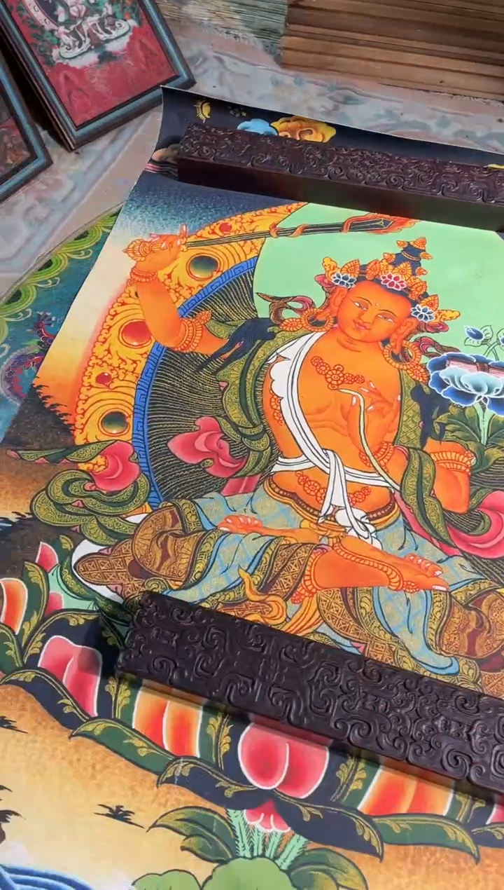 卷轴画路路的唐卡tk160