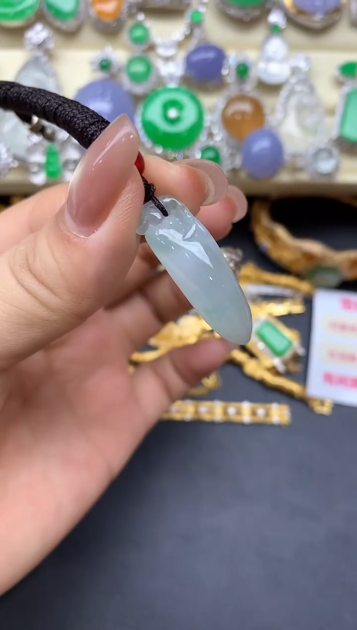 颈饰未镶嵌翡翠156-中国好珍宝