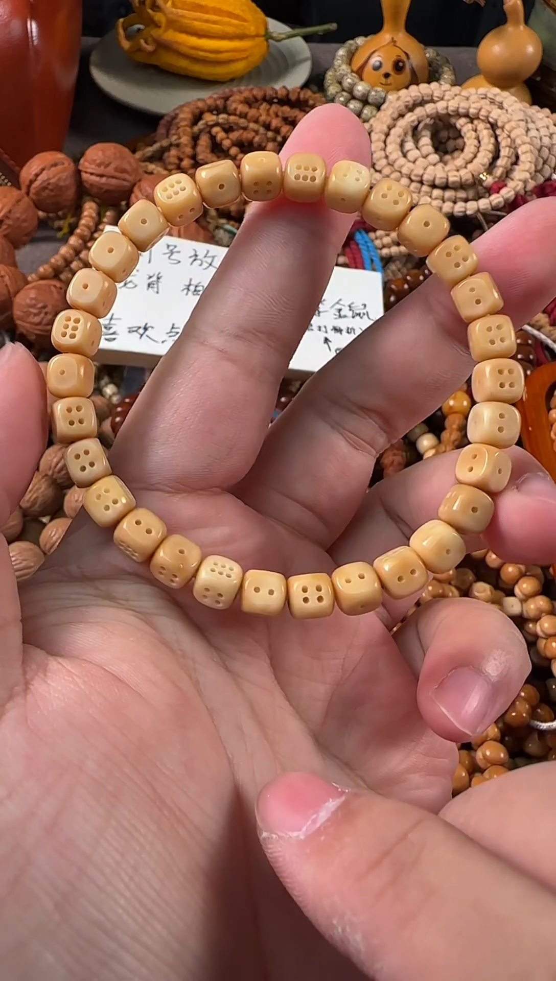 手串龙脊菩提六方色子