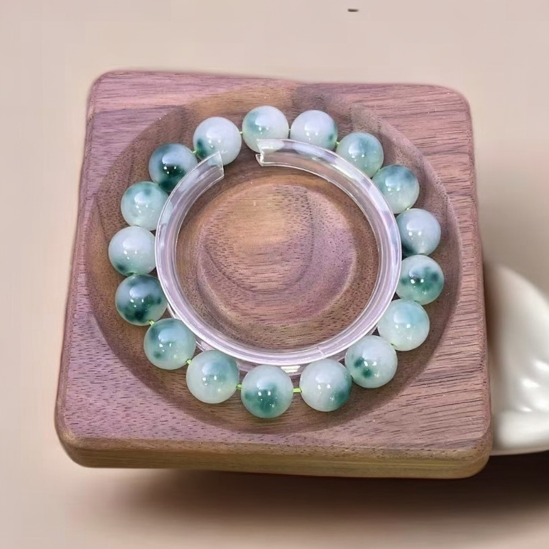 【佳玺珠宝】200 精美手串 蓝花12mm