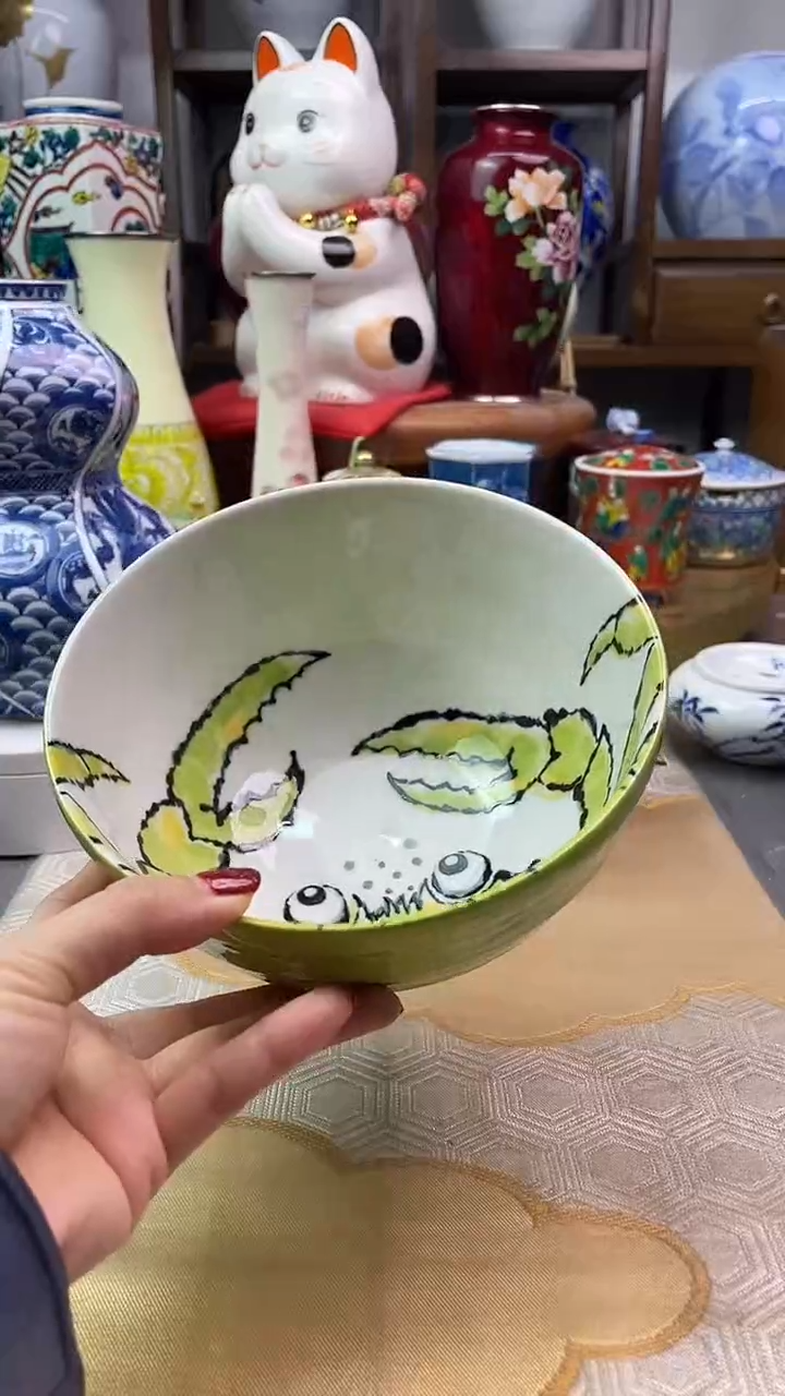【闪购商品】盘日产西洞窑八方来财大面碗