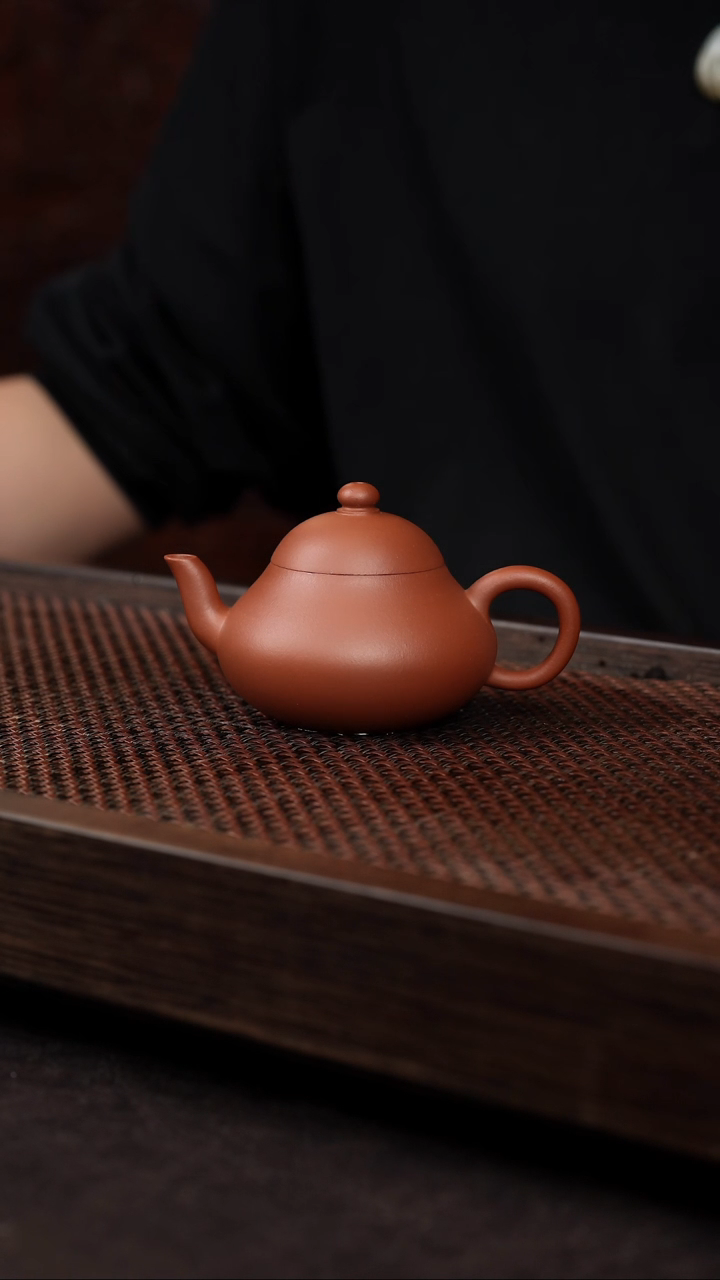 【闪购商品】紫砂茶壶朱泥矮梨