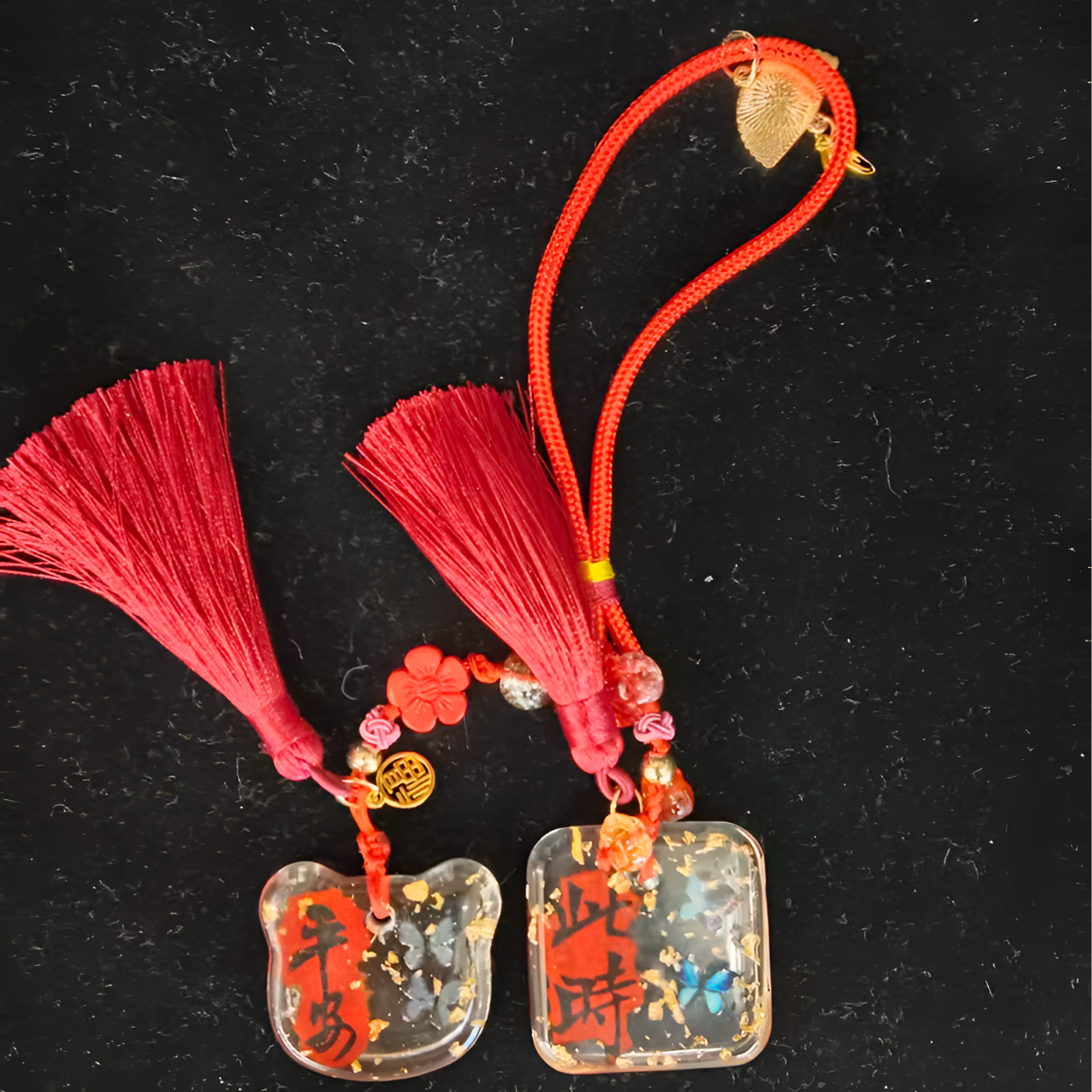 好事成双包挂书法文创