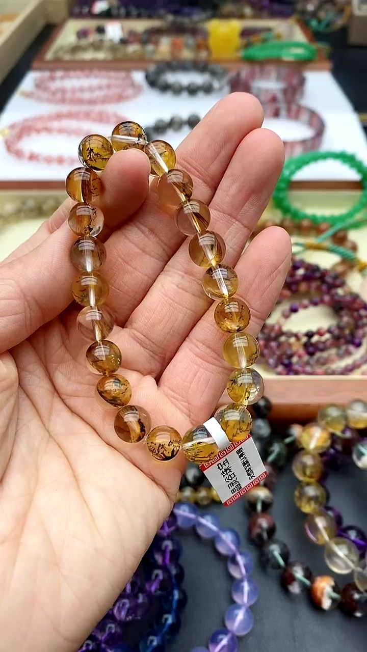 【闪购商品】水晶手链未镶嵌小树胶花