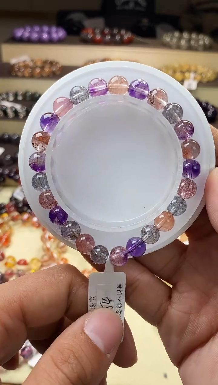 【闪购商品】水晶手链未镶嵌仙女超七单圈7m+