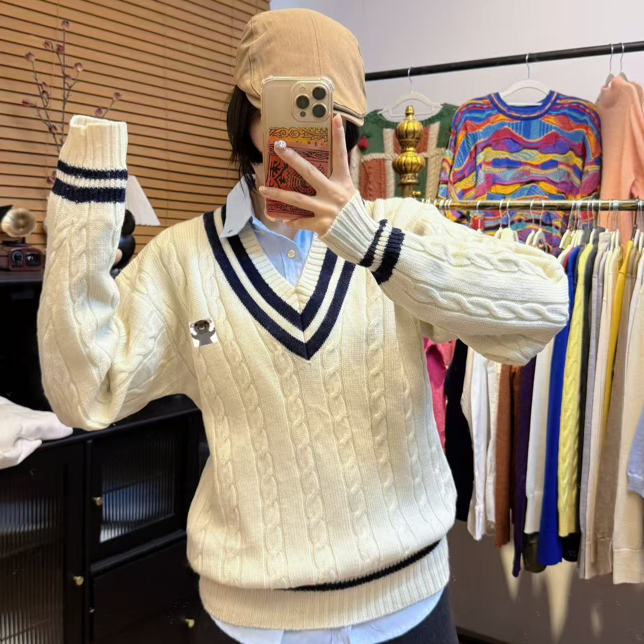 王掌柜复古精品羊毛衫