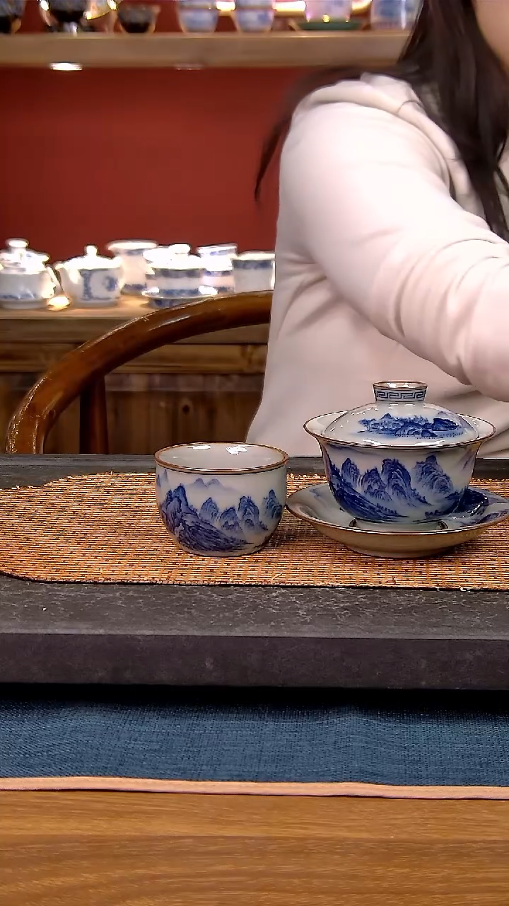 简装家用款2件套 老陶泥开片纹陶瓷茶具