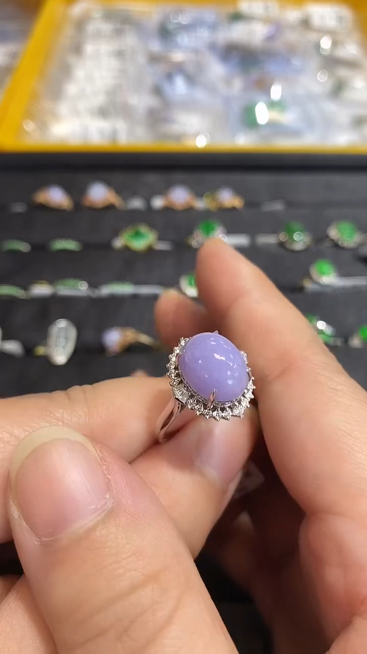 【闪购商品】翡翠挂件18K金镶嵌18k鑲嵌17749