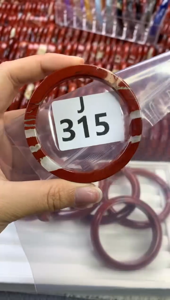 【闪购商品】碧石红碧石手镯J未镶嵌315-54