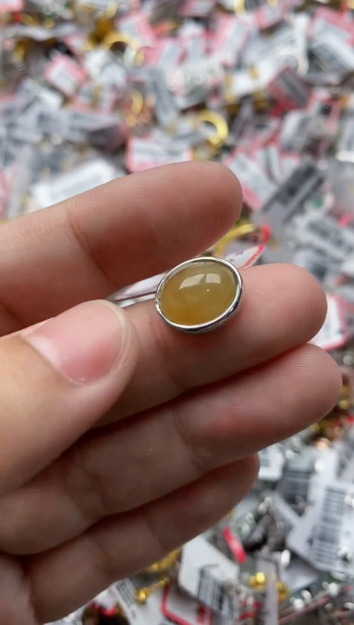 【闪购商品】翡翠戒指银S925镶嵌33333---9