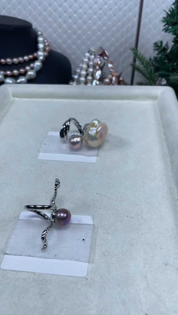 【闪购商品】淡水珍珠戒指未镶嵌【纯恬珍珠】