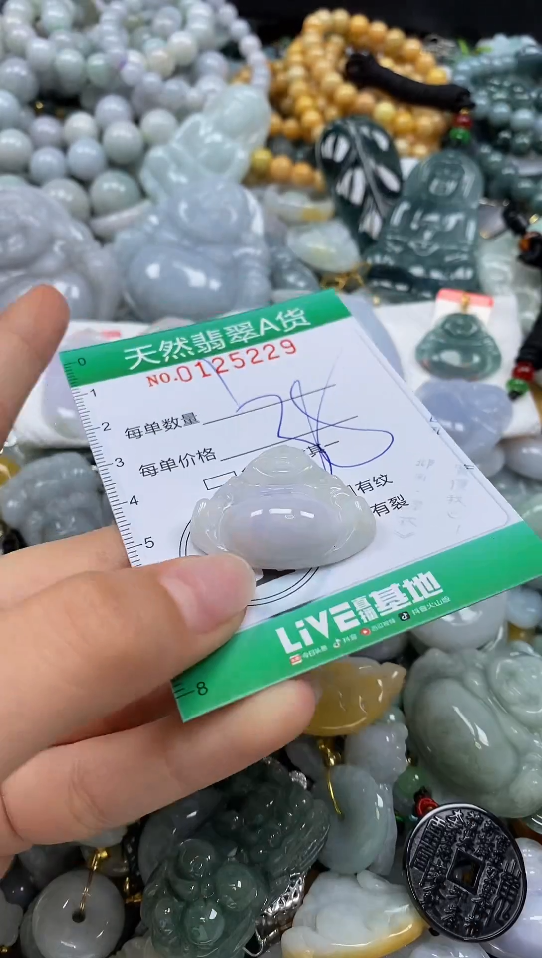 翡翠未镶嵌颈饰闪购0125229