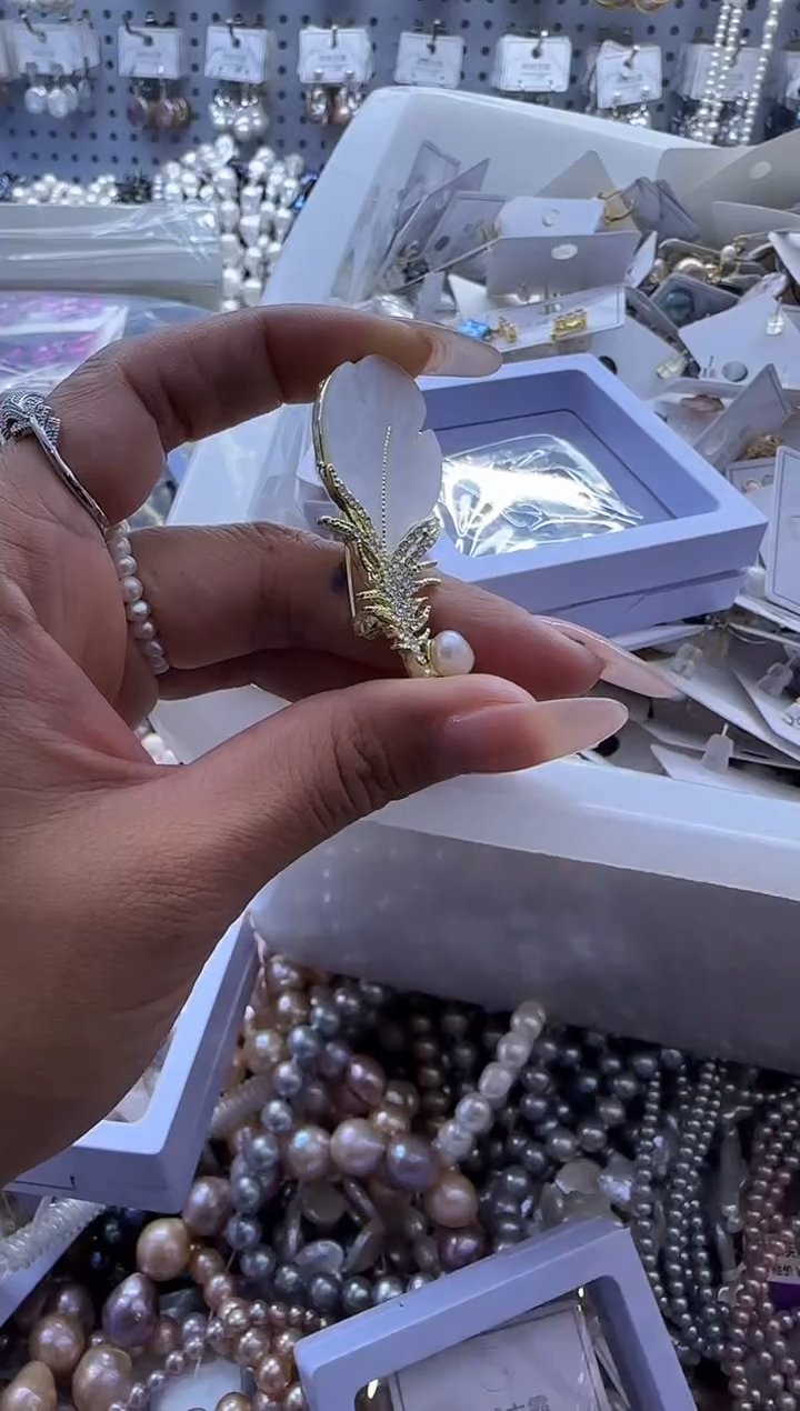 【闪购商品】淡水珍珠胸针未镶嵌503