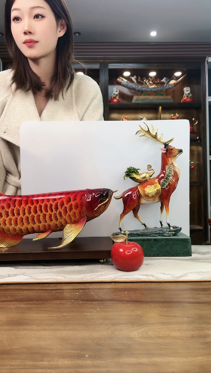 【闪购商品】大号46厘米金龙鱼+39厘米一路发财