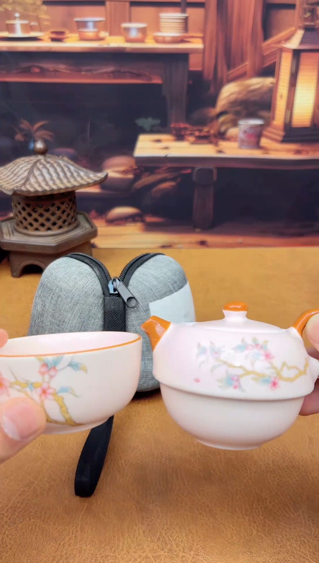 【闪购商品】陶瓷茶具摆件茶叶罐