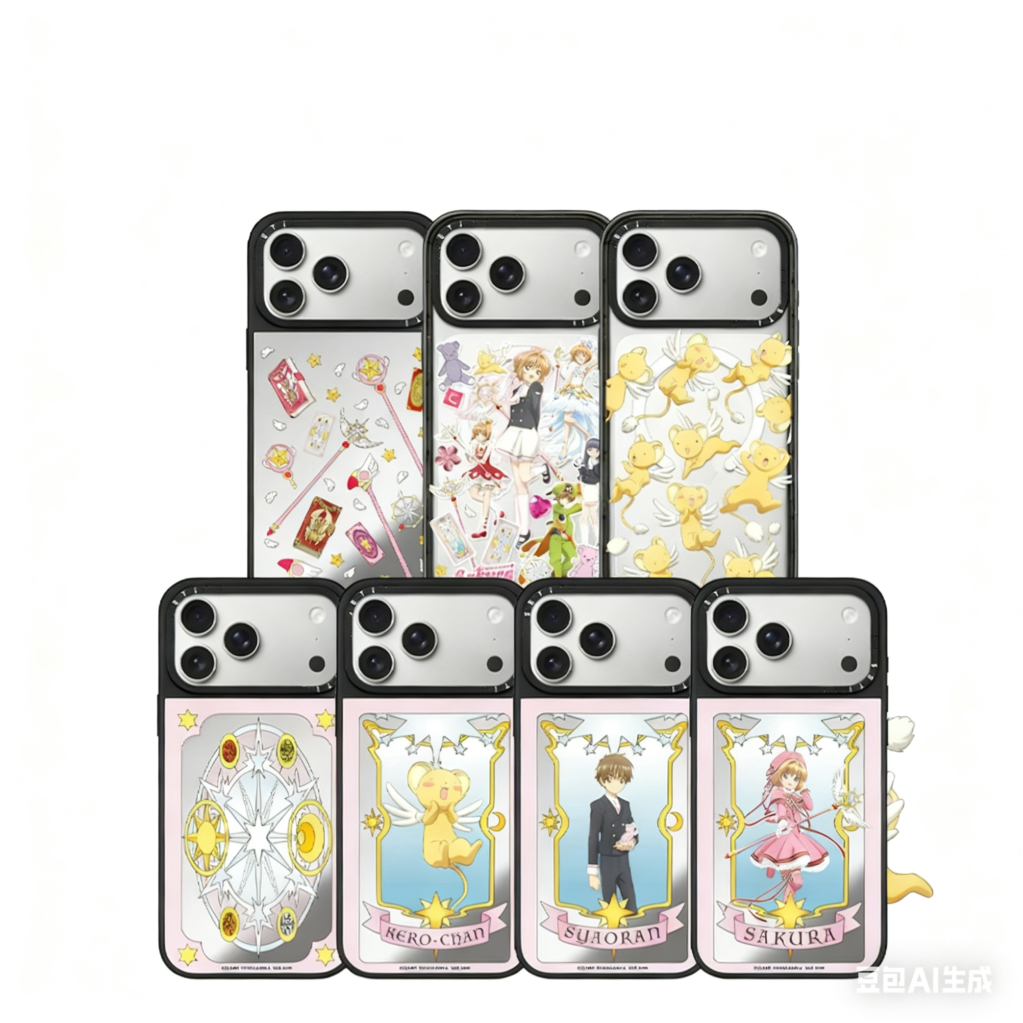 魔卡少女樱联名适用苹果各型号防摔手机壳适用于苹果手机