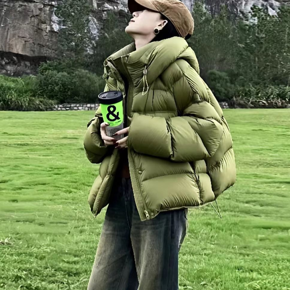 同款200-(90)puff超连帽全网爆款女装棉服