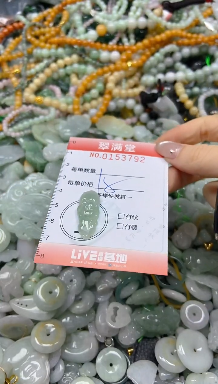 翡翠未镶嵌颈饰闪购0153792