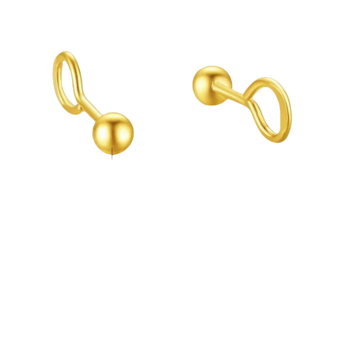 【巧玲珠宝】经典亮面圆圆球球配件 时尚百搭简约