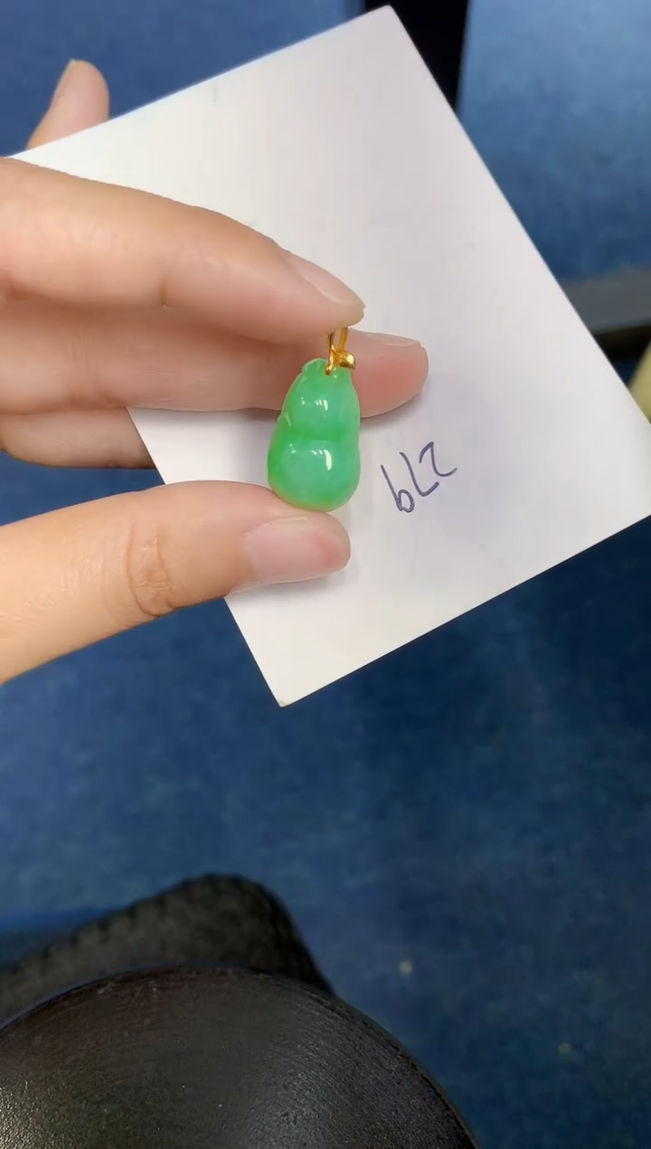 【闪购商品】翡翠颈饰18K金镶嵌000000000