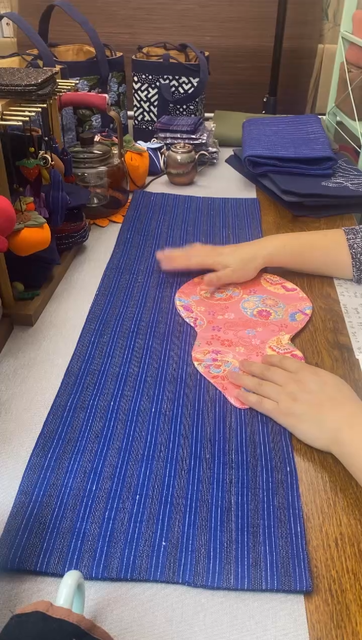 土布茶席80*25条纹——